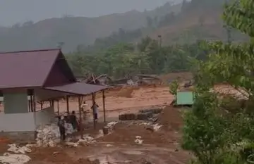 Banjir Bandang di Kabupaten Morowali Utara, 1 Orang Meninggal Dunia dan 2 orang Luka Ringan